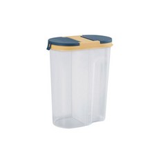 탈부착 칸막이 잡곡통 RD_906, 네이비, 1개