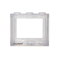 3MENBASKET DIY樂高積木魚缸, 透明色