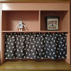 Designsall pure cotton 多用途窗簾 2入, 巴比熊