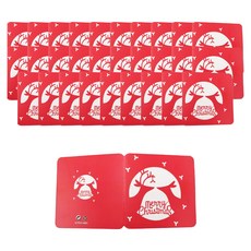 Eumes 聖誕迷你感謝卡, 30個, 朋友