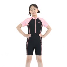 zetessport 女童短袖泳裝 CORAL FL 2462
