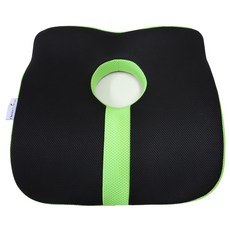 2合1靠墊, 黑色 綠色