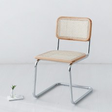 마켓비 POLIM 라탄 의자, 내추럴, 2개