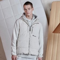 뉴발란스 남녀공용 UNI 액티브 하이브리드 경량 다운 패딩 자켓 NBNPC41053