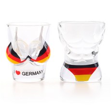 메오 남성용 + 여성용 비키니 소주잔 2종 세트, 독일, 1세트