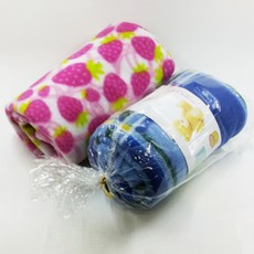 부들부들 포근한 큐티 무릎담요 2p