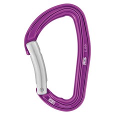 PETZL Djinn 弧形攀岩用鉤環, 1個, 紫色(AP-M060LB 01)