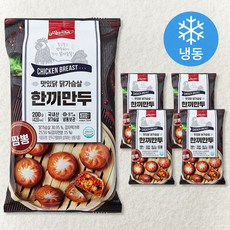 맛있닭 닭가슴살 한끼만두 짬뽕 (냉동), 200g, 5개