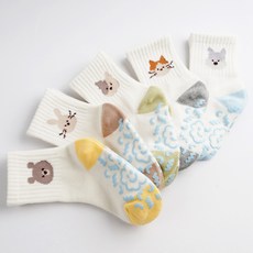 VIVA7 兒童用 Wish 防滑中筒襪 5雙組