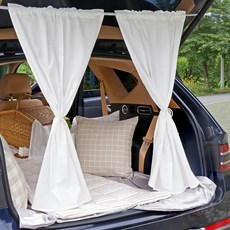 까사베르데 메이 차박커튼 베이직, 화이트, 1개