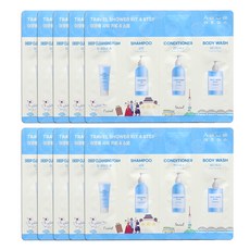 AS US 旅行用洗浴4件組 x 5ml 套組, 10套