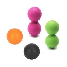 Market Pool花生按摩球單球2p+雙球2p, 隨機發貨, 1套