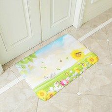 다양한 풍경 발매트, 해바라기와양