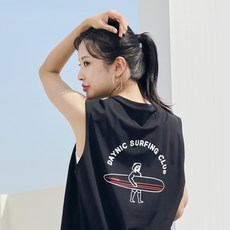 Daynic 女性寬鬆版型無袖防磨上衣 RT-104