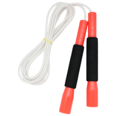 JFROPE 海綿高速跳繩, 紅色 + 白色繩, 1個