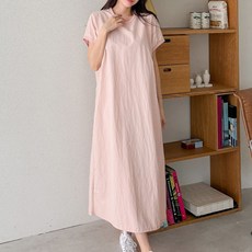 라라온 루즈핏 반팔 바스락 롱 원피스 TSP2625