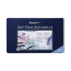 喬爾喬內藝術三角握水色水彩彩色鉛筆, 36色, 1套