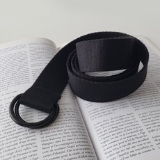 BABISOO 男款素色雙環皮帶