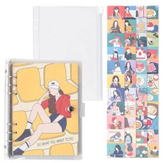 Monolike Fall in New-tro 6孔萬年型活頁手帳套組, 06 Stadium, 1套