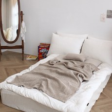 Green&Art Baby Barley Pigment 100 Nursery 可拆卸午睡毯套組, 米色