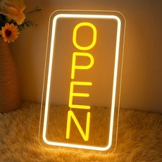 LED 現代霓虹燈招牌套組, 1套, 暖白色