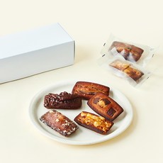 메종엠오 앙 30g + 글라쎄 35g + 소금초코 30g + 자허토르테 35g + 패션망고 크럼블 30g 휘낭시에 세트, 1세트