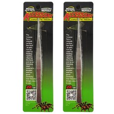 NOMOY PET 不鏽鋼爬蟲類餵食鑷子 直線型 20cm NZ-01, 2個, 單品