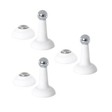 Pastel Lounge 免鑽孔黏貼式磁吸門擋 白色, 3個