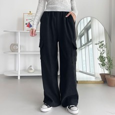 jalbba jean 女款燈芯絨抽繩工裝寬褲