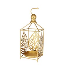 Blue Living 北歐金色裝飾燭台, 方形葉子