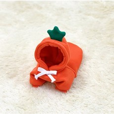 유앤미 반려동물 후드티, 오렌지, 1개