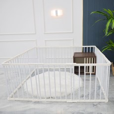 21C Trend 狗狗安全門圍欄 全開式門, 白色, 12片