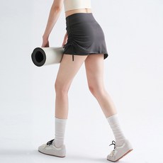COB 女款內建安全褲運動休閒高腰裙