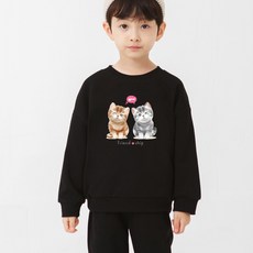 KIDSCREW 兒童款友誼刷毛大學T