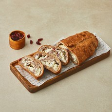 브로드카세 발효종 통밀 크랜베리 크림치즈깜바뉴, 310g, 1개, 1개입