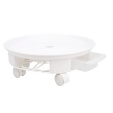 Aveline 可移動花盆架白色, 白色