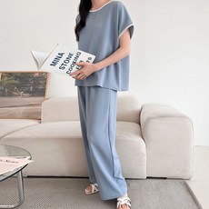 봉봉스토리 임산부 헤이데이 티셔츠 + 팬츠 상하의 세트