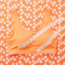 푸딩언더웨어 주니어 학생 러블리 푸딩브라 + 브라패드 4p