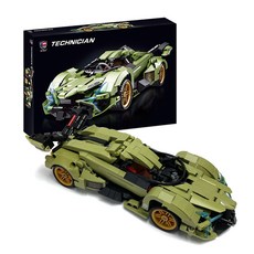 汽車積木 T518 豪華超級跑車, 綠色