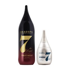 HEADSPA7 皇家黑色護髮素 210ml+頂級護髮素 50ml組, 1組