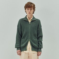 柔軟棉質厚鬆餅格兩穿拉鍊開襟衫