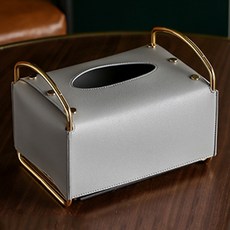 JCP 金色框架手提面紙套, 灰色