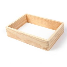 烤盤用木質長方形蛋糕模具, 1個