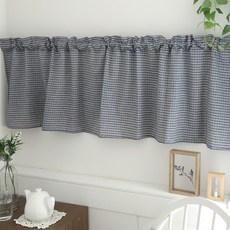 CASA VERDE 瑪麗檢查平衡窗簾, 木炭