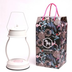 다미안 라지캔들워머 + 할로겐전구2개 + 선물케이스, 화이트