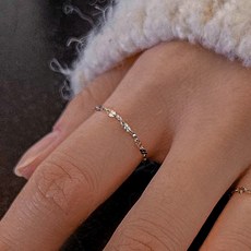 HelenJewellery 女款 14K 四葉草鍊式金戒指 + 購物袋