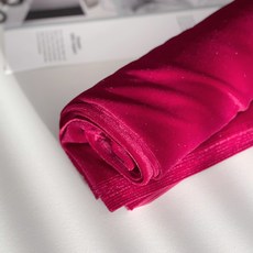 彈力素色天鵝絨布, 3 粉紅色