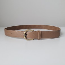 varvisu Ahin 青銅圓形高級扣環細版腰帶