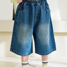 vavkids 童款百慕達5分牛仔褲