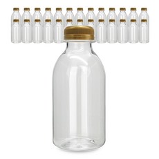 미르코리아 투명 페트병 신형 우유 병뚜껑 500ml, 27개